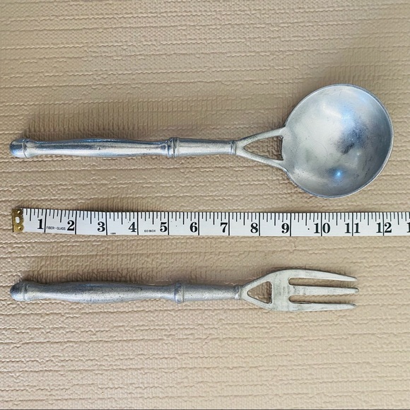 Wilton Dining Vintage Wilton Serving Utensils Large Fork And Spoon